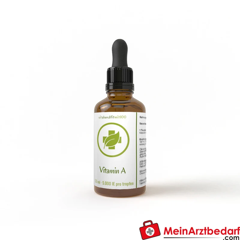 Vitamin A (Retinylpalmitat) 5000 IE pro Tag Tropfen 50 ml