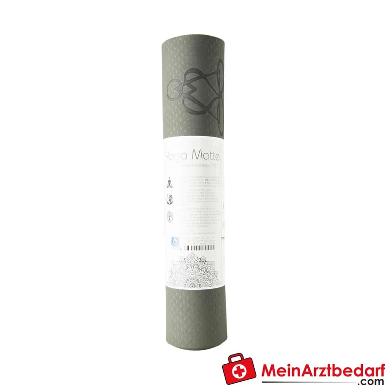 Berk Yogamatte TPE 182 x 61 cm 6 mm rutschfest umweltfreundlich