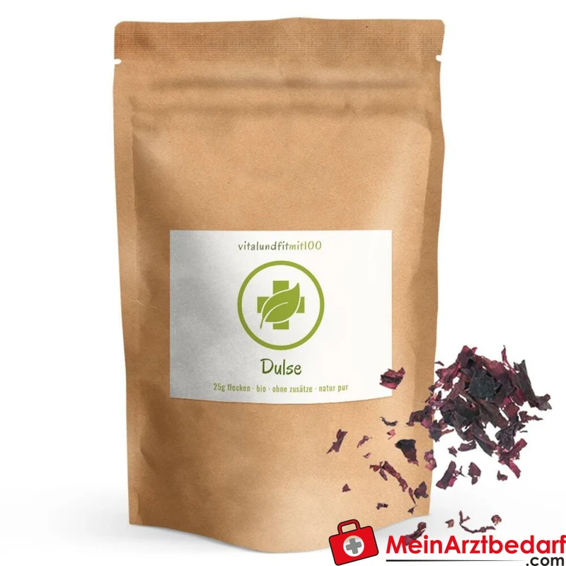 Dulse (Lappentang) Flocken luftgetrocknet 25 g roh, jodreich