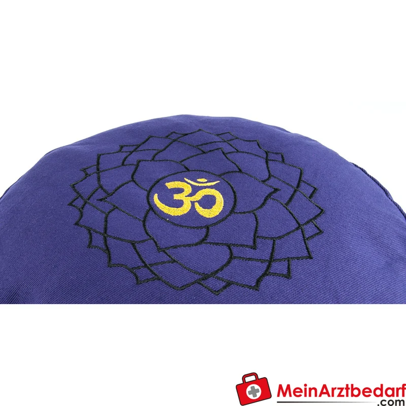 Berk Meditationskissen Wurzelchakra 36x15 cm Buchweizenspelz Baumwollbezug