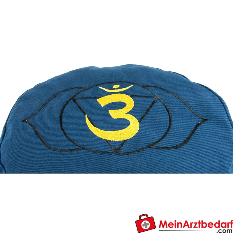 Berk Meditationskissen Wurzelchakra 36x15 cm Buchweizenspelz Baumwollbezug
