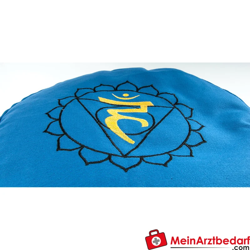 Berk Meditationskissen Wurzelchakra 36x15 cm Buchweizenspelz Baumwollbezug