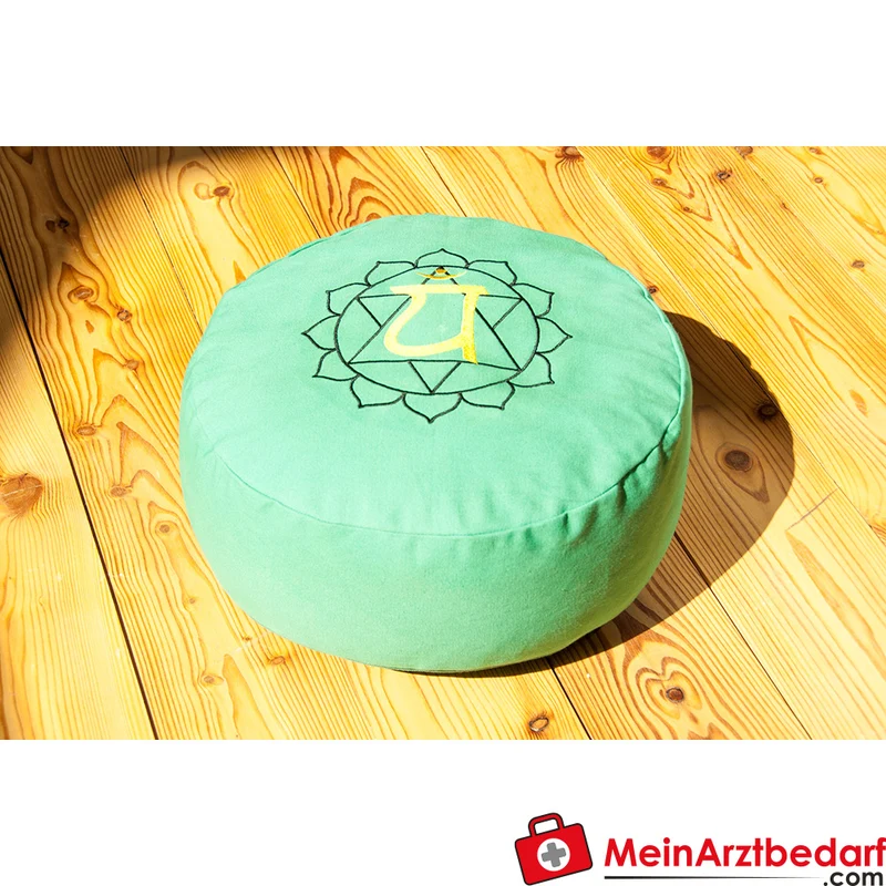Berk Meditationskissen Wurzelchakra 36x15 cm Buchweizenspelz Baumwollbezug