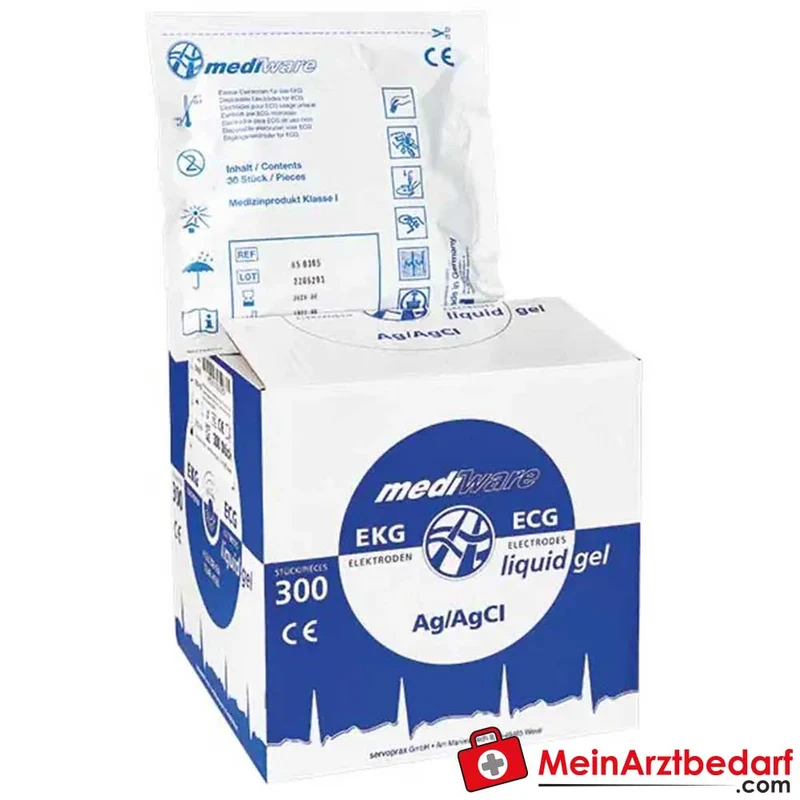 Mediware EKG-Schaumstoff-Elektroden Liquid Gel