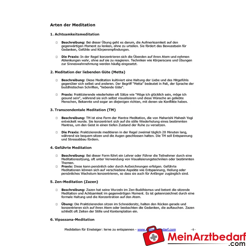 Dr. Daniel Pehböck Meditation für Einsteiger eBook, 82 Seiten für Berufstätige