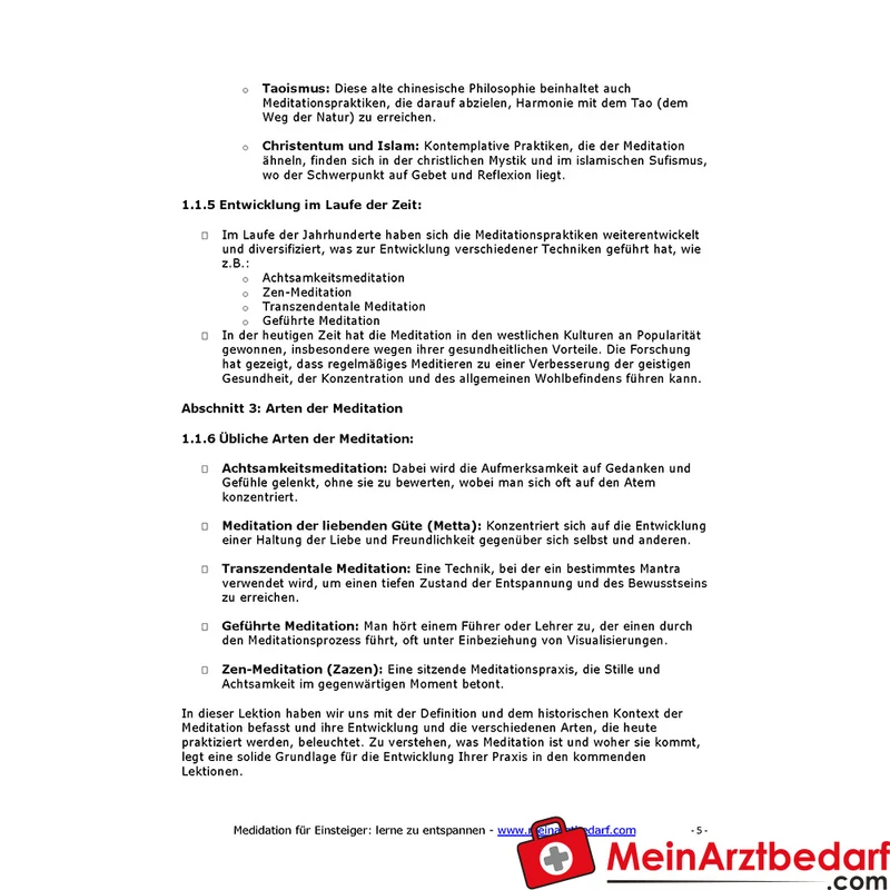 Dr. Daniel Pehböck Meditation für Einsteiger eBook, 82 Seiten für Berufstätige