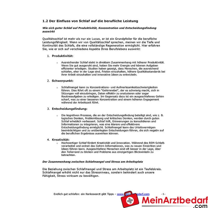 Dr. Daniel Pehböck Endlich gut schlafen eBook, 64 Seiten PDF