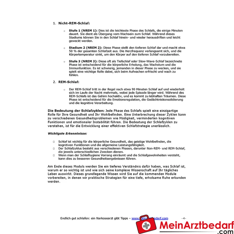Dr. Daniel Pehböck Endlich gut schlafen eBook, 64 Seiten PDF