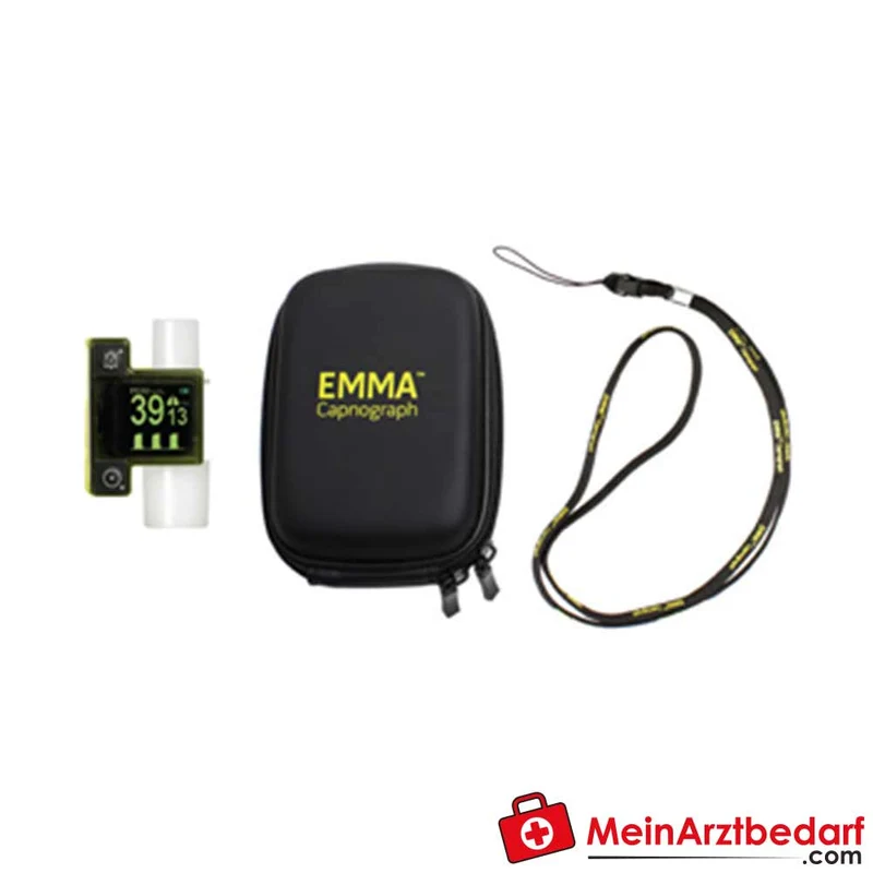 Masimo EMMA Kapnograph tragbarer EtCO2‑Monitor für Erwachsene, Kinder und Säuglinge