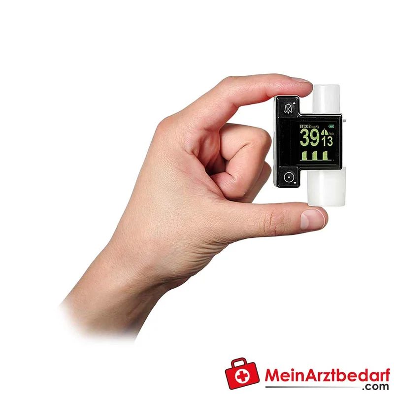 Masimo EMMA Kapnograph tragbarer EtCO2‑Monitor für Erwachsene, Kinder und Säuglinge