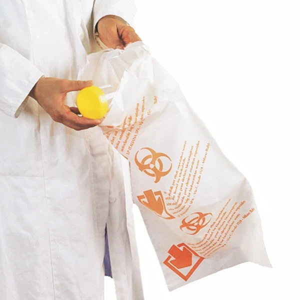 Steriliseerbare afval- / laboratoriummonsterzakken Biohazard