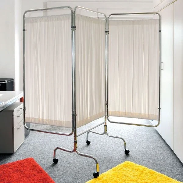 Bedscherm 3-delig op rollen