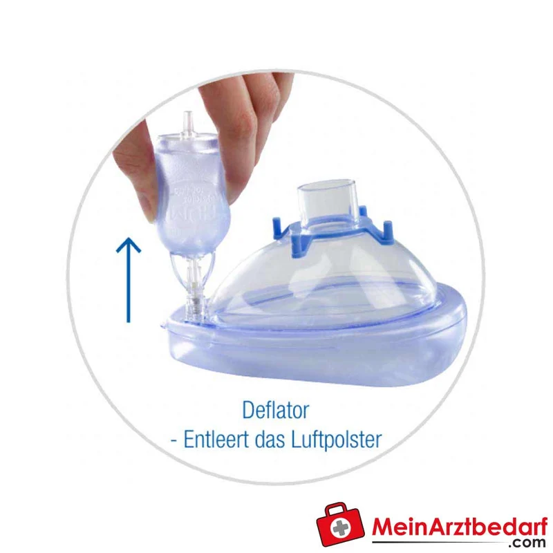 AERObag Inflator/Deflator PVC-Balg 4,2 x 7,9 cm für Beatmungsmasken mit Schlüsselring-Befestigung