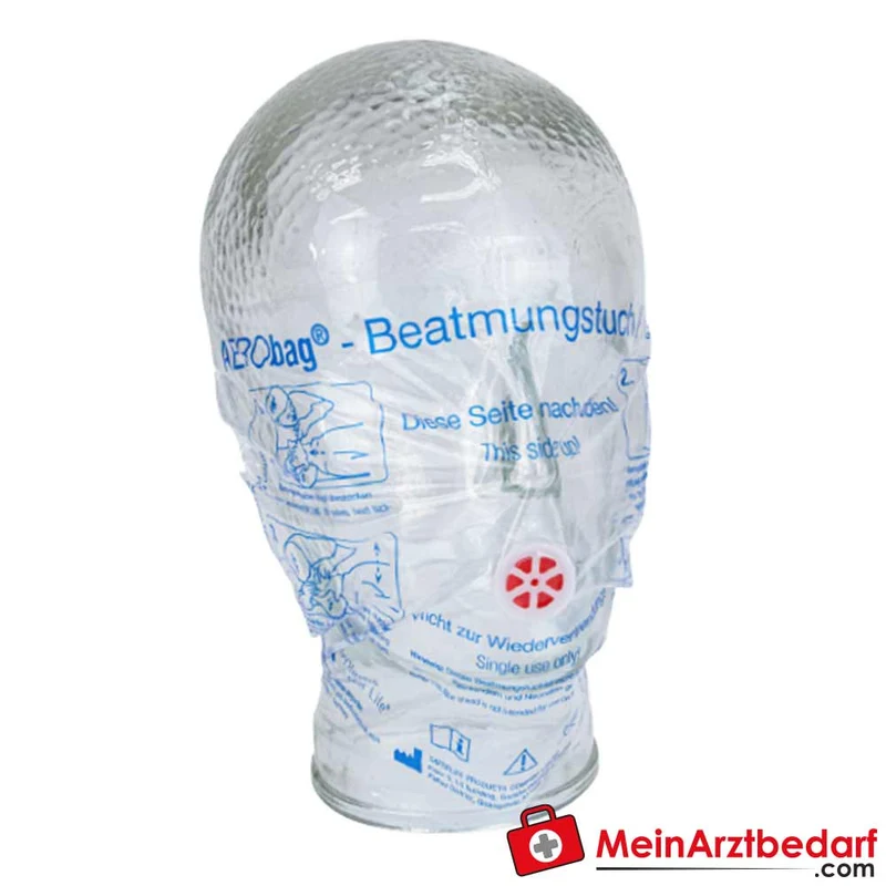 AERObag Einmal-Beatmungstücher PE für Erwachsene Softcase 5x5 mit Einwegventil