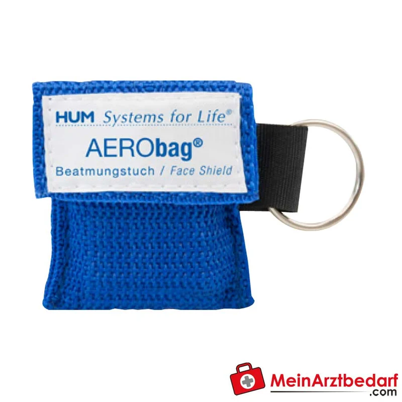 AERObag Einmal-Beatmungstücher PE für Erwachsene Softcase 5x5 mit Einwegventil