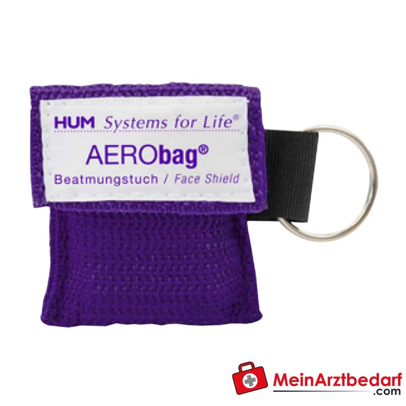 AERObag Einmal-Beatmungstücher PE für Erwachsene Softcase 5x5 mit Einwegventil