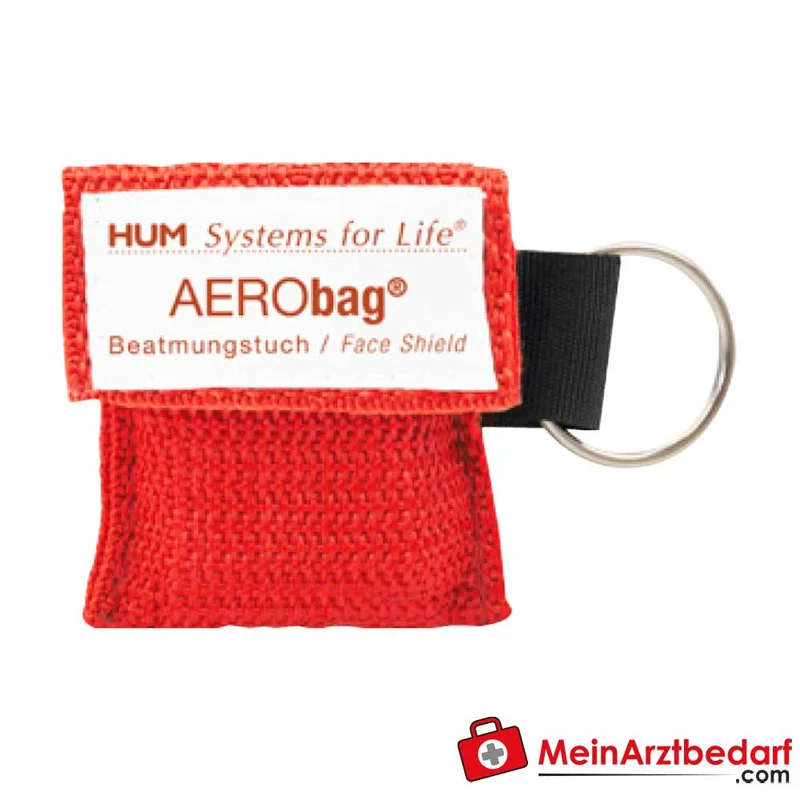 AERObag Einmal-Beatmungstücher PE für Erwachsene Softcase 5x5 mit Einwegventil