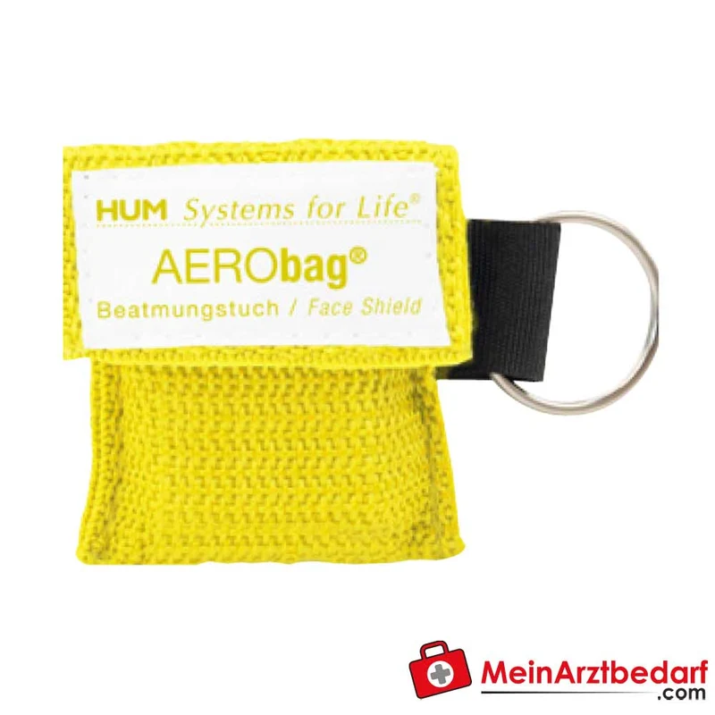 AERObag Einmal-Beatmungstücher PE für Erwachsene Softcase 5x5 mit Einwegventil