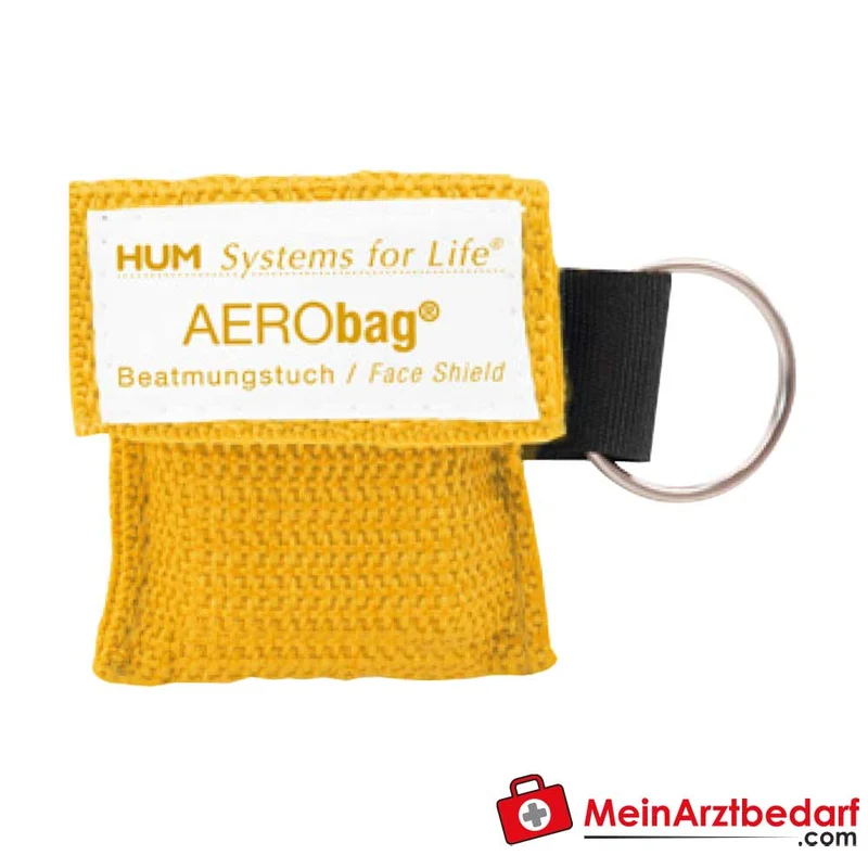 AERObag Einmal-Beatmungstücher PE für Erwachsene Softcase 5x5 mit Einwegventil