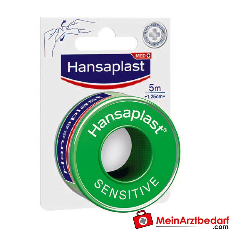 Hansaplast Rollenpflaster Sensitive Fixierpflaster hypoallergen weiß