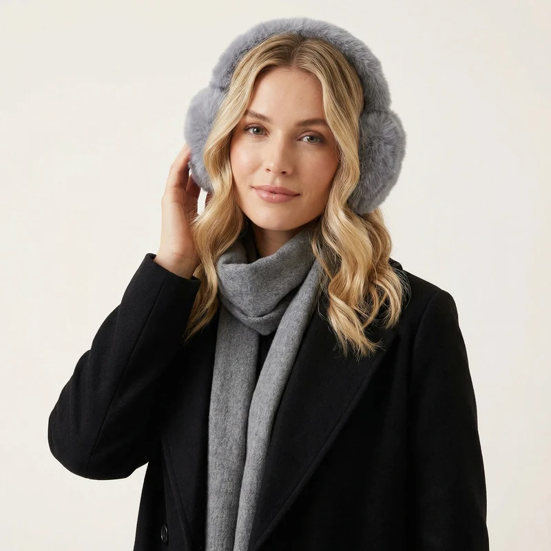 Ohrwärmer – Weiches Kunstfell & Faltbares Design für Behagliche Wärme im Winter