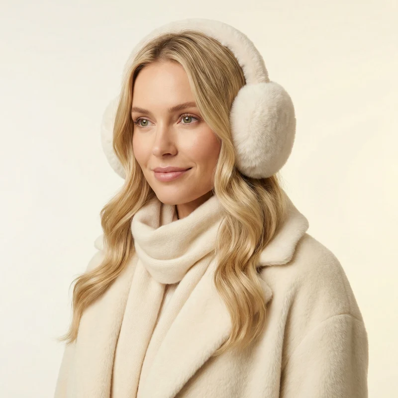 Ohrwärmer – Weiches Kunstfell & Faltbares Design für Behagliche Wärme im Winter