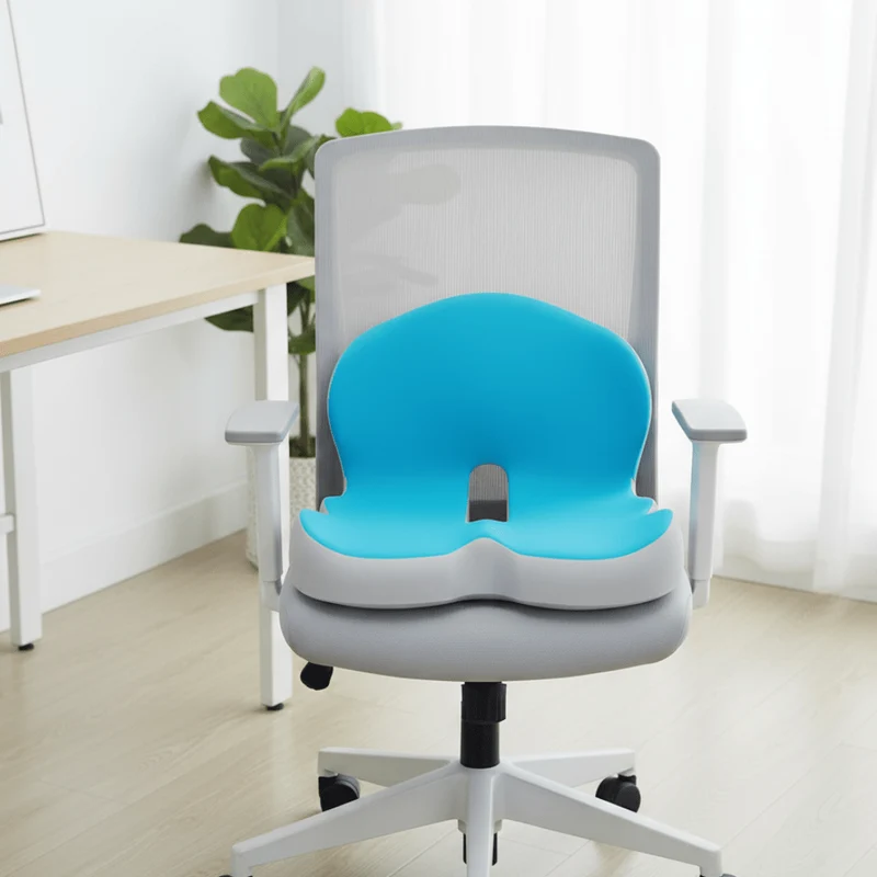 Sitzkissen – Ergonomische Form mit Atmungsaktivem Memory-Schaum & Rutschfester Unterseite