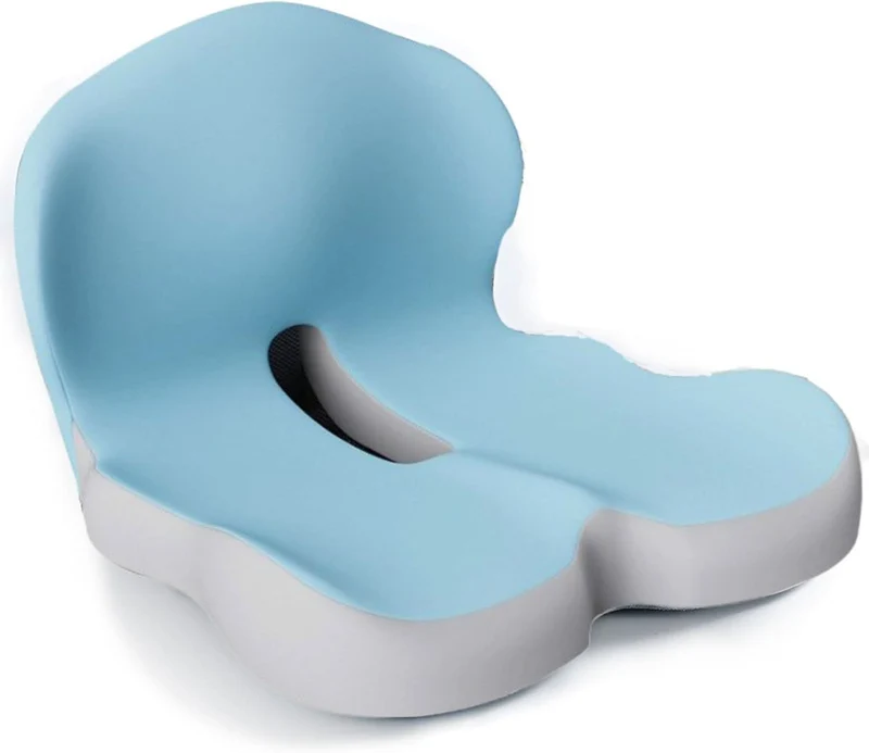 Sitzkissen – Ergonomische Form mit Atmungsaktivem Memory-Schaum & Rutschfester Unterseite