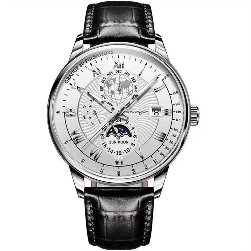 PhaseClock Mechanische Armbanduhr – Automatikwerk & Saphirglas