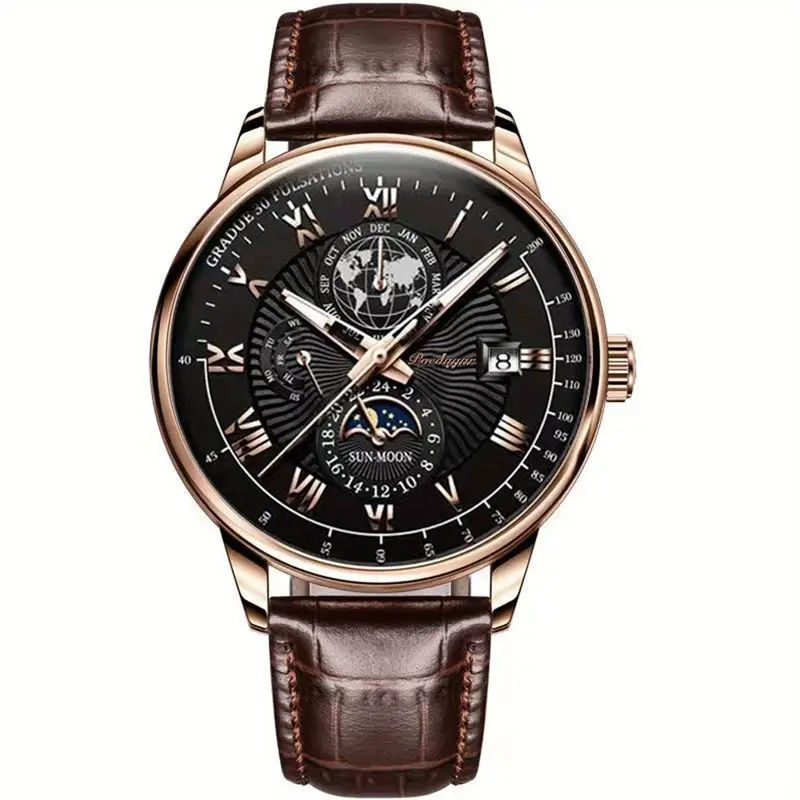 PhaseClock Mechanische Armbanduhr – Automatikwerk & Saphirglas