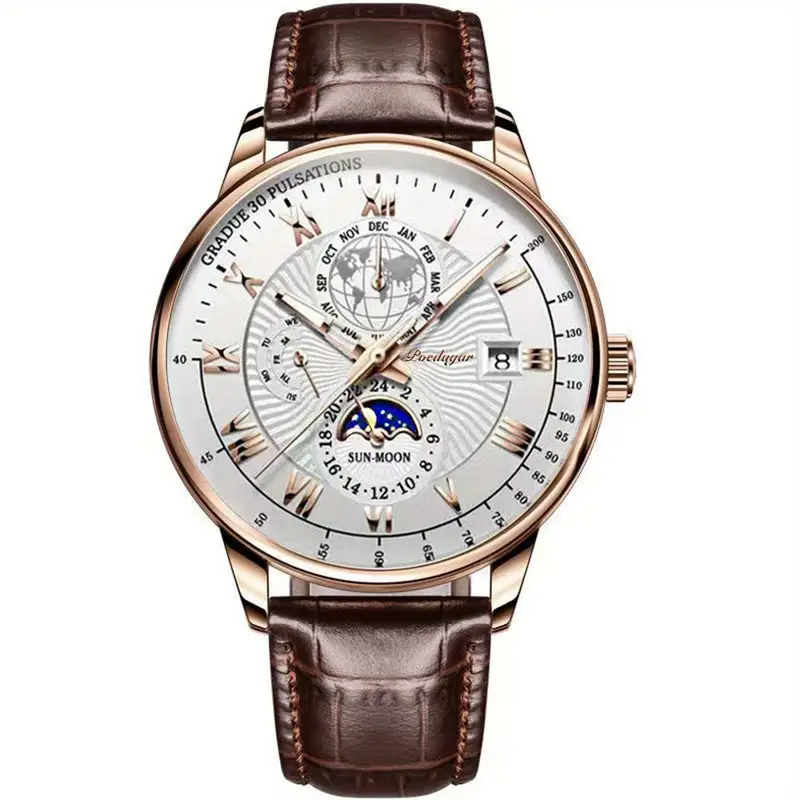 PhaseClock Mechanische Armbanduhr – Automatikwerk & Saphirglas