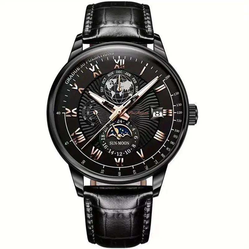 PhaseClock Mechanische Armbanduhr – Automatikwerk & Saphirglas