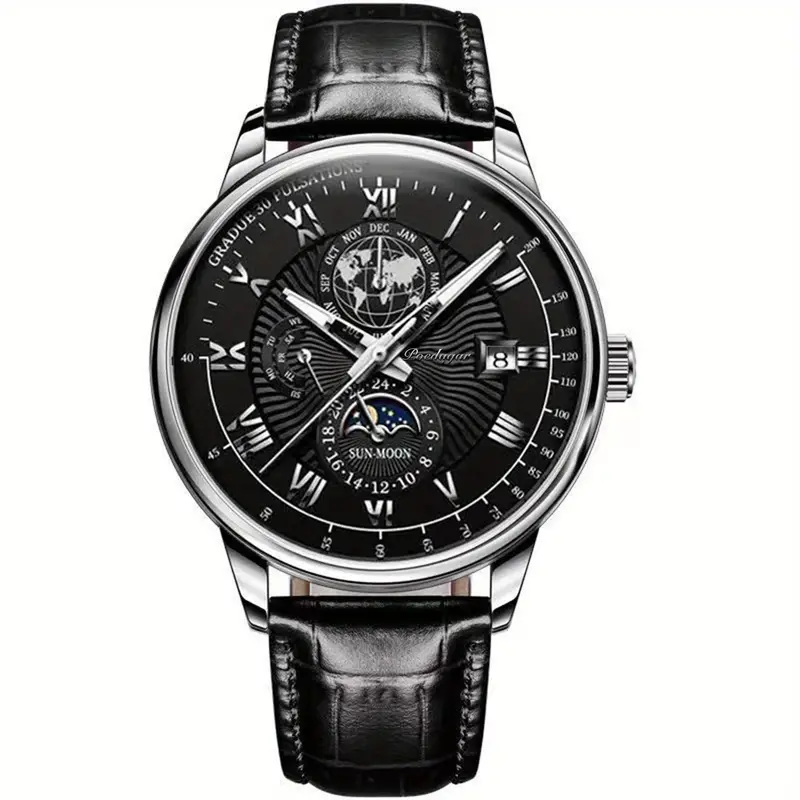 PhaseClock Mechanische Armbanduhr – Automatikwerk & Saphirglas