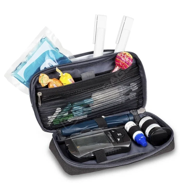 Elite Bags - DIABETIC’S opbergtasje voor diabetes materiaal, isotherm met coolpack Zwart