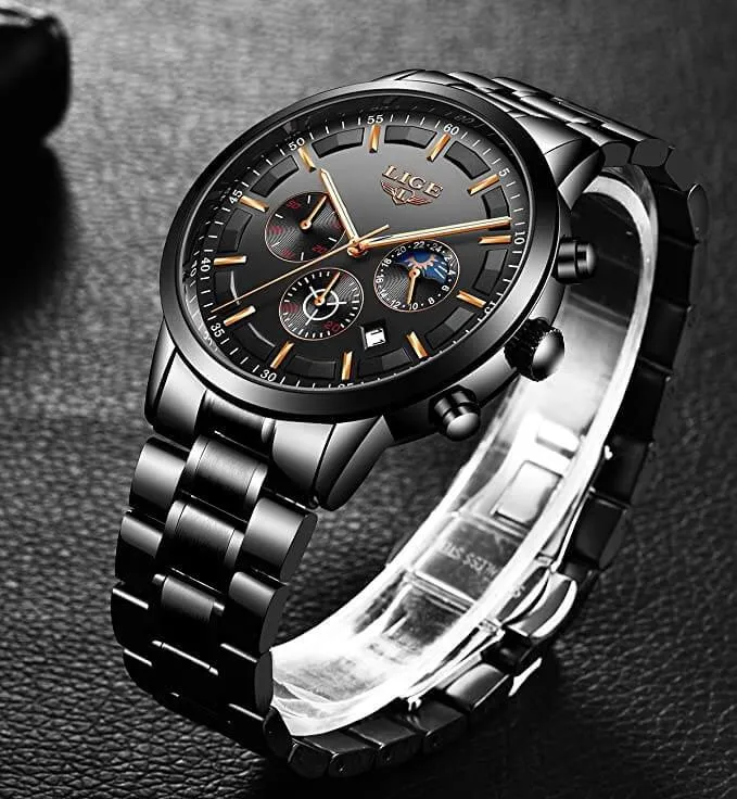 Robuste Stahl Militär-Uhr - SteeleX