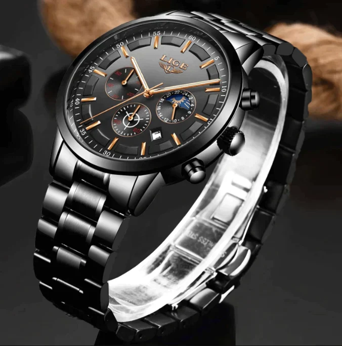 Robuste Stahl Militär-Uhr - SteeleX