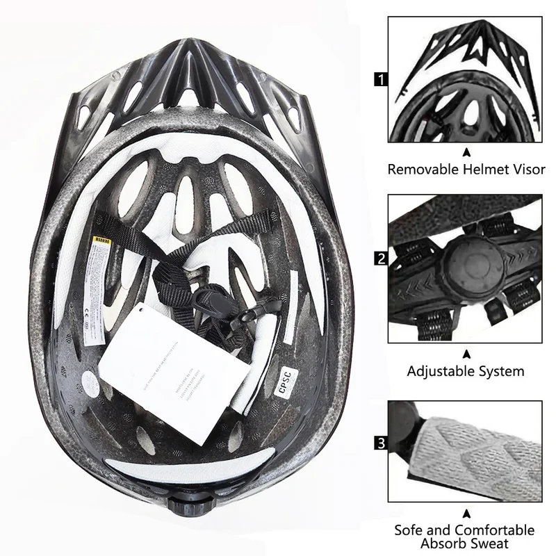 MTB Fahrradhelm – Leichtes Design mit Belüftung & Verstellbarem Anpassungssystem