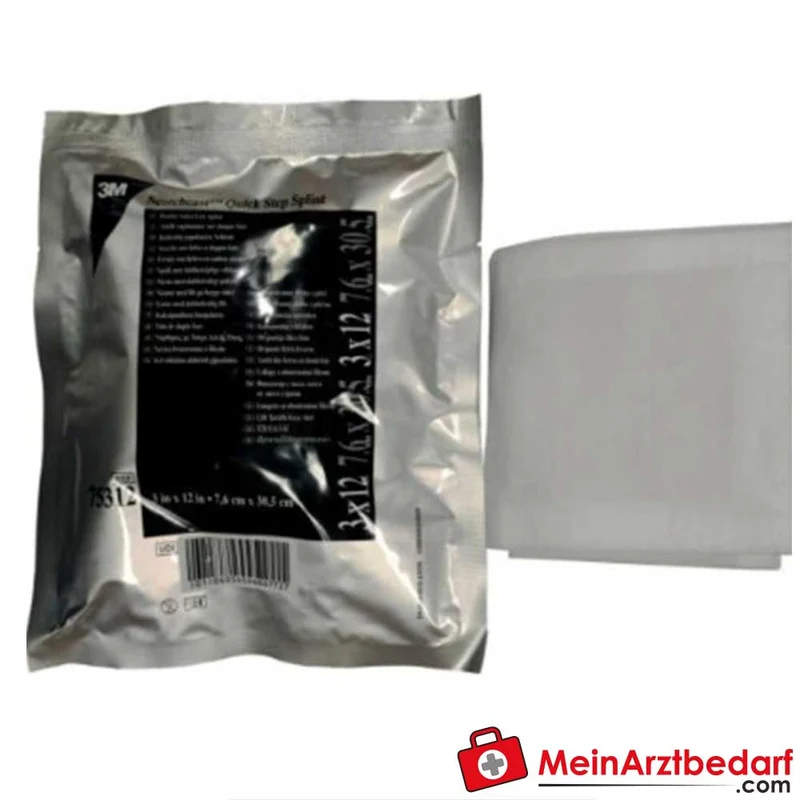 3M Scotchcast Splint Quick Step Schiene 7,6 cm x 4,5 m beidseitig gepolstert 10 Stück