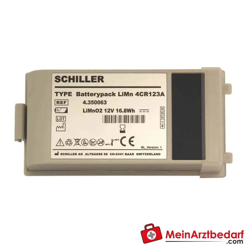 SCHILLER Batterie LiMnO2 4350063 für FRED easyport plus Defibrillator