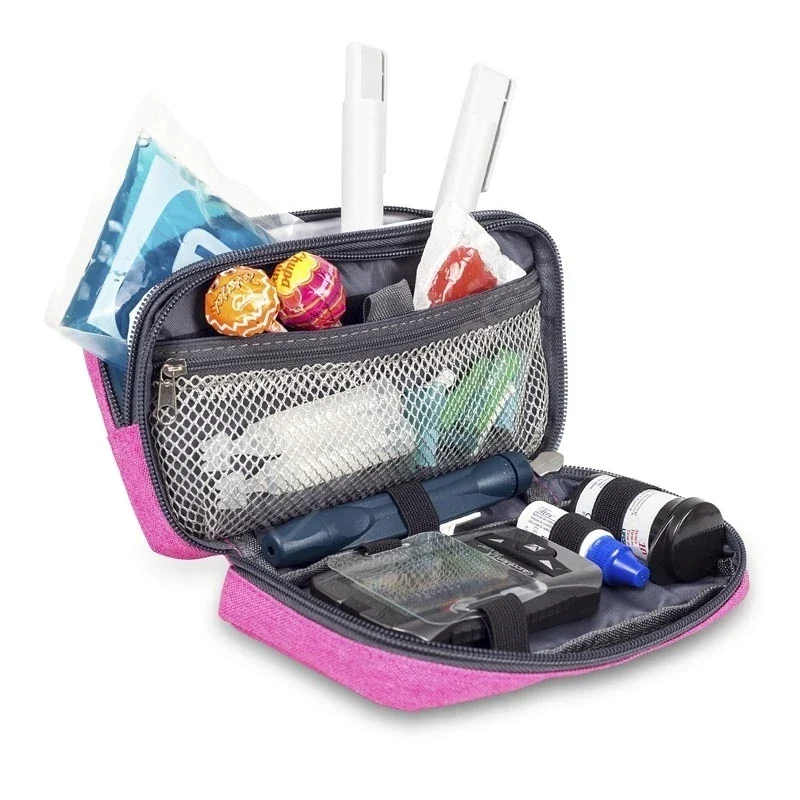 Elite Bags - DIABETIC’S opbergtasje voor diabetes materiaal, isotherm met coolpack Roze