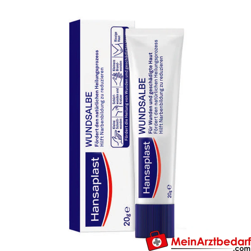 Hansaplast Wundsalbe 20 g Salbe für Schnitte, Schürfungen und leichte Brandwunden