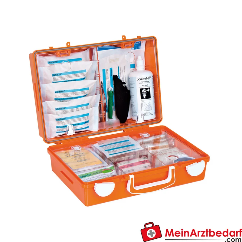 Söhngen Erste Hilfe Direkt Verbandkasten DIN 13157 für kleine Betriebe 310×210×130 mm