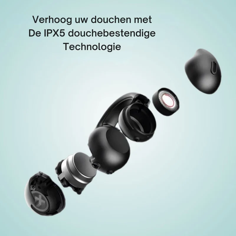 Audiora – Wasserdichte In-Ear Ohrstöpsel Bluetooth – für Dusche & Sport