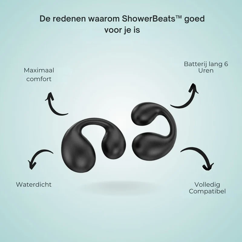 Audiora – Wasserdichte In-Ear Ohrstöpsel Bluetooth – für Dusche & Sport