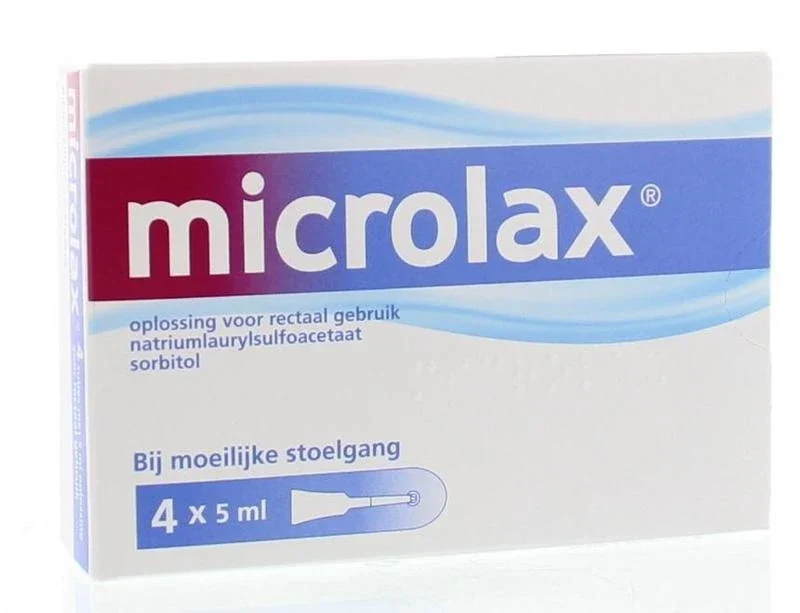 Microlax Klysma flacon 5ml 4 stuks
