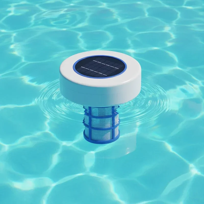 Solar Poolreiniger – Schwimmender Ionisator mit Solarbetrieb für Pflegeleichtes Wasser