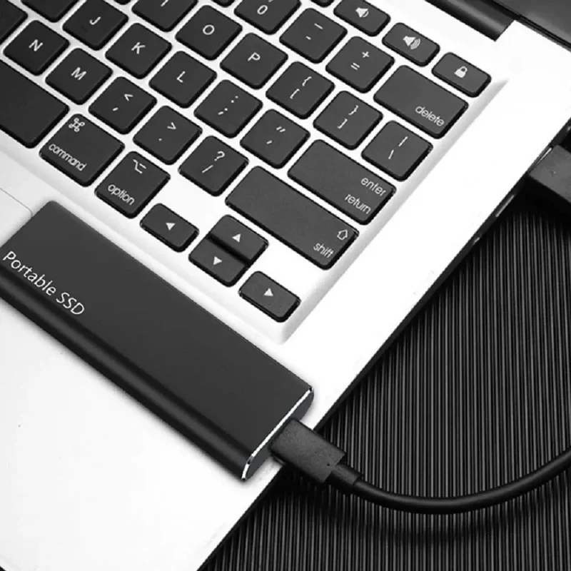 Externe Festplatte 4 TB – USB-C, Ultra Schlank & Schnelle Datenübertragung