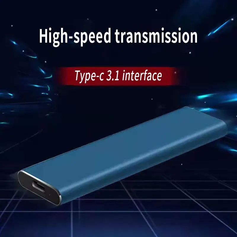 Externe Festplatte 4 TB – USB-C, Ultra Schlank & Schnelle Datenübertragung