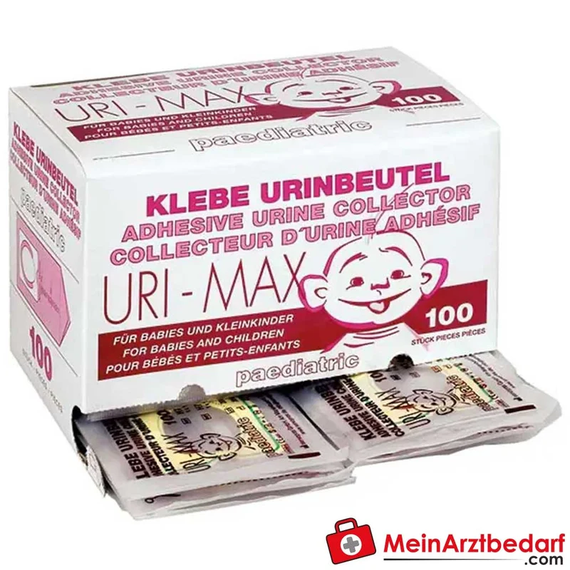 Uri-Max Kinder Urin-Klebebeutel, 100 Stk.