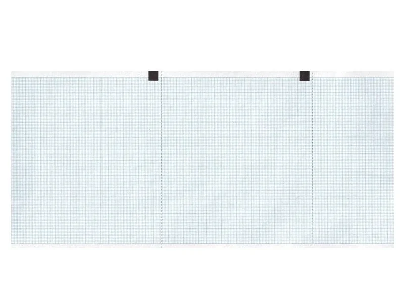 ECG papier Cardioline 100L - 100 mm x 20 mtr, 1 rol, oranje grid